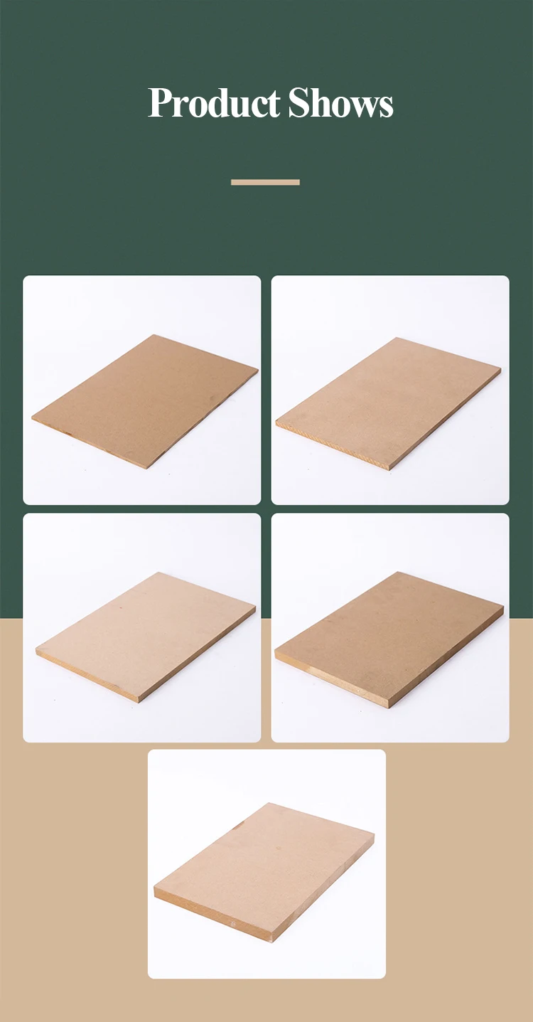 Guangxi Timber Manufacturer Eucalyptus Wood Black Mdf Melamine Mdf
