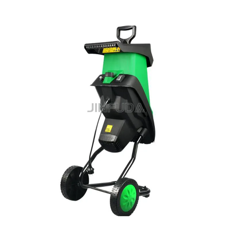 チッパー木材シュレッダー機ガーデン電気2400Wパワーリーフ静か