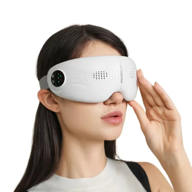 Personalized Eye Massager with Vibrating Heat Timing Control Feature Relieve Migraines Stress Sleep Improvement Eye Care Device