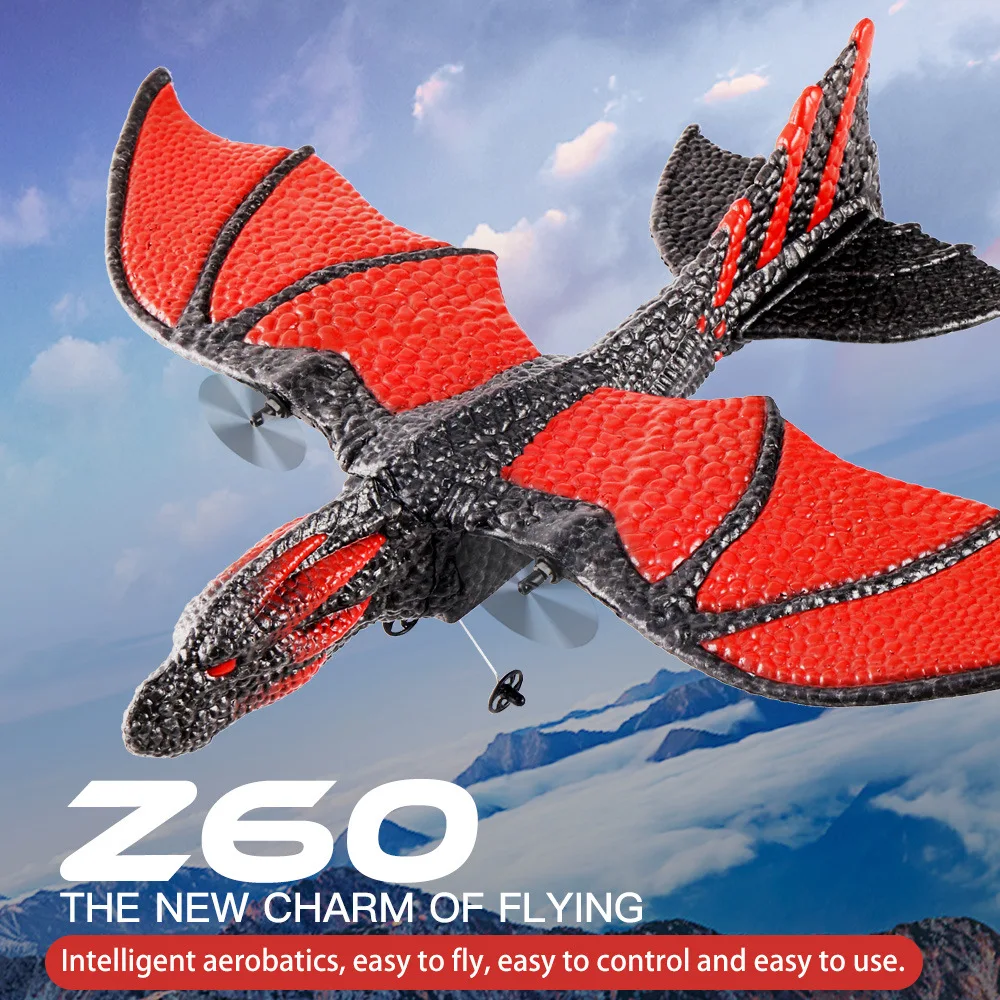 Remote Control Flying Dragon Z60 RC Airplane Toy for Kids