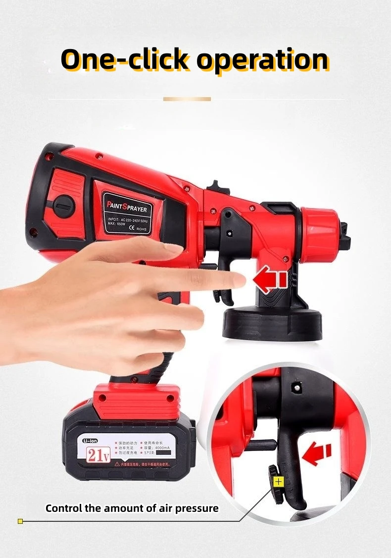 Electrostatic Handheld Atomizer Nano Disinfecting Portable High