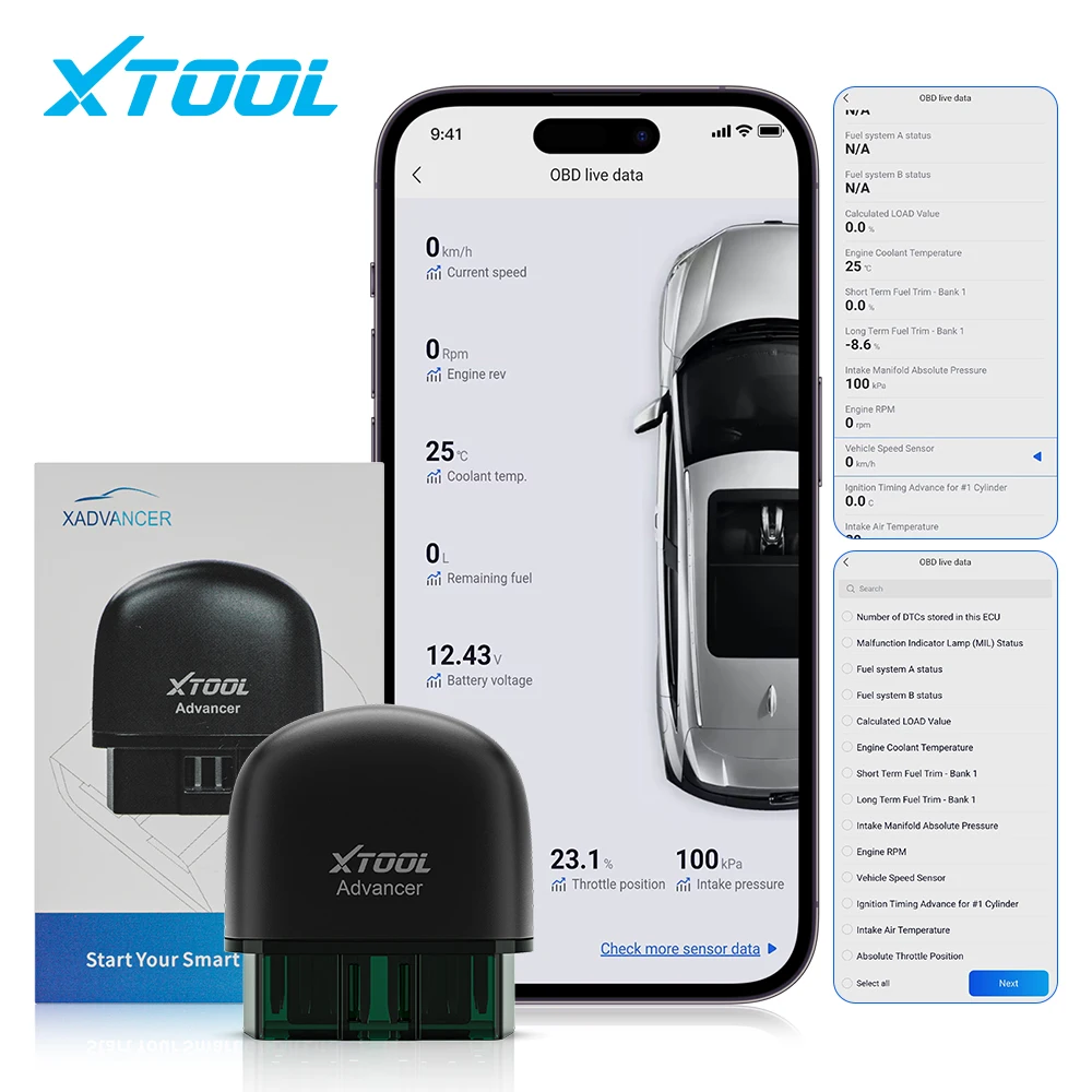 Xtool Advancer Ad20 Car Engine Diagnostic Tools Obd2 Code Reader ...