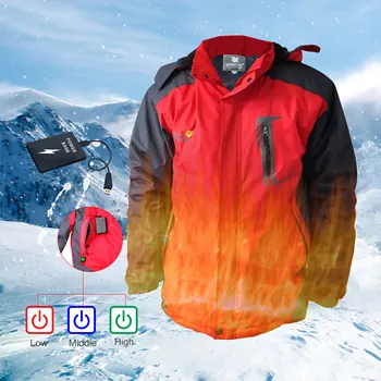 Heating Keep Warm Custom Logo Label Wholesale Jackets Men 2018 Winter clothes