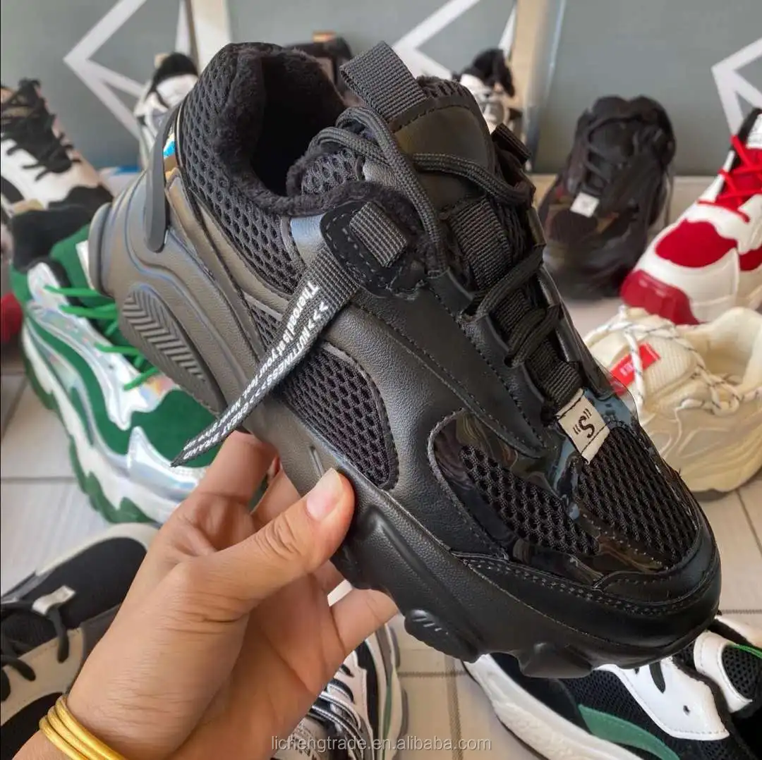 Wholesale Fashion Women Footwear Casual High Quality Fashion Platform  Sports Shoes Women Ladies Sneakers Custom Running Shoes