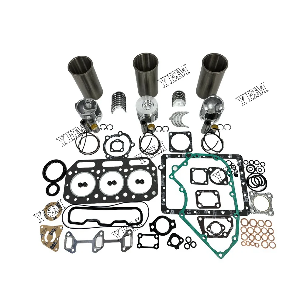 For Yanmar 3T75HA Overhaul Kit With Bearing Set Engine Parts 3