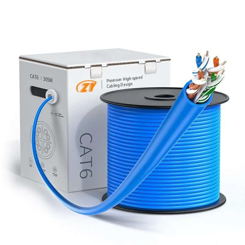 Outdoor Indoor Network cat 6 Cable Waterproof 305 Meter Per Roll ...