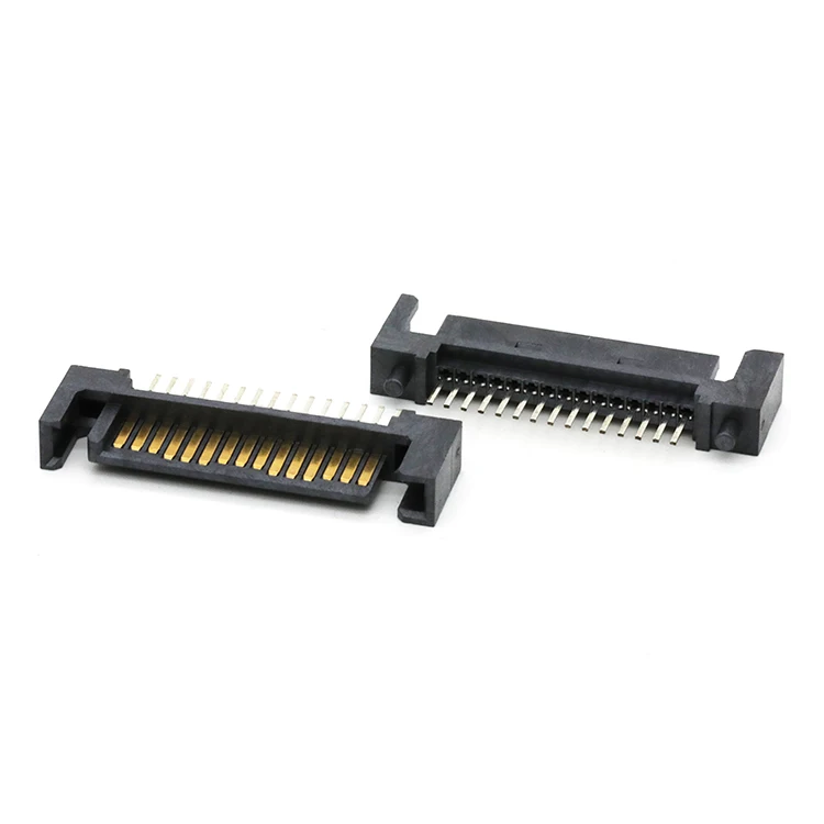 High Quality Sata Power PCB Connector 180Degree Dip SATA 15P Male Connector