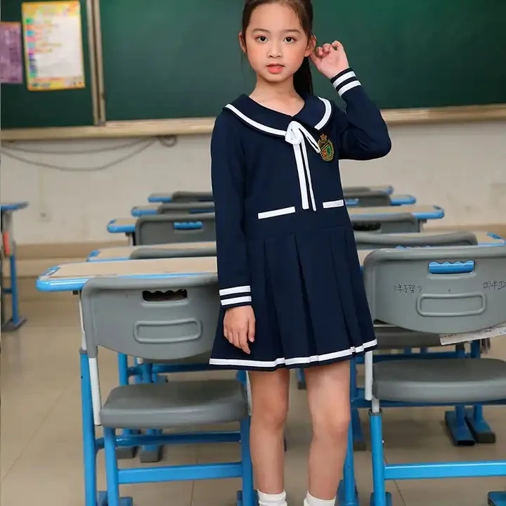 Custom Uniform Dress High School Uniforms Supplier Cotton School