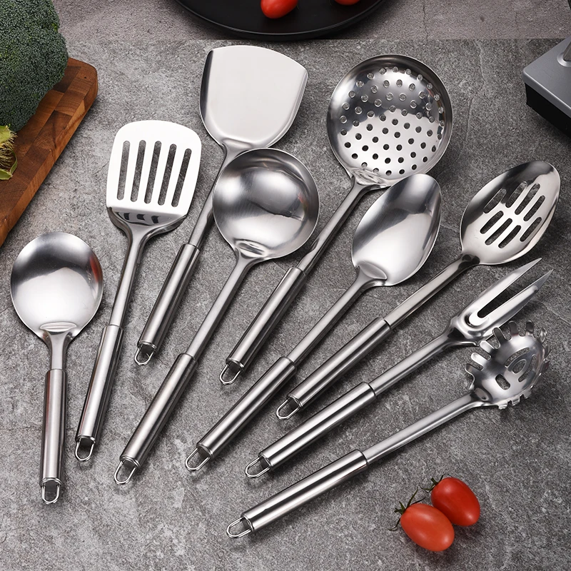 Stainless Steel Utensil Set - Durable & Versatile Tools