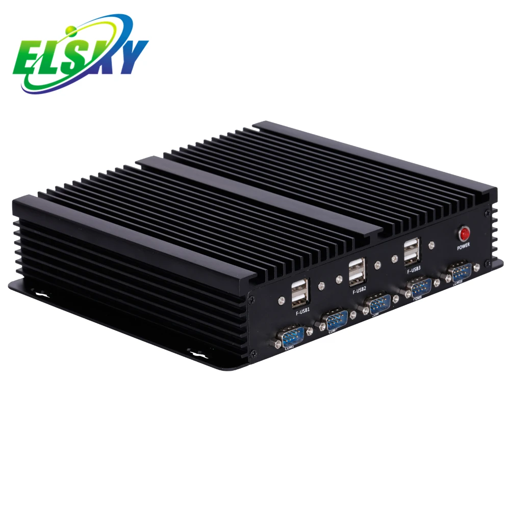 ELSKY Industrial PC with Processor 4th Gen Core I3 4010U 4030U Bay Trail SOC Chipset VGA HD_MI LVDS IPC6000