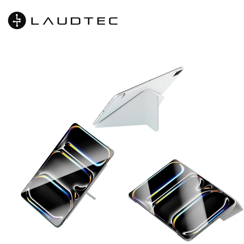 Tri-Fold Case for iPad 10.9''/Air 11'' UltraThin Microfiber Cover with Full Wrapped Corner Strong Magnetic OEM/ODM/Private Label