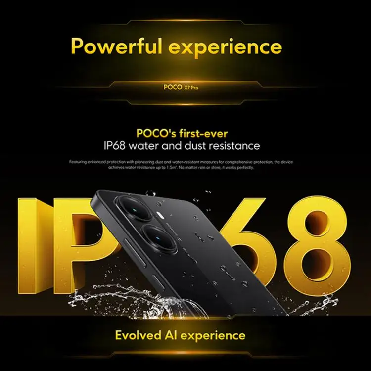 グローバル版 Xiaomi POCO X7 Pro 5G 12GB+512GB 画面内指紋認証 6.67