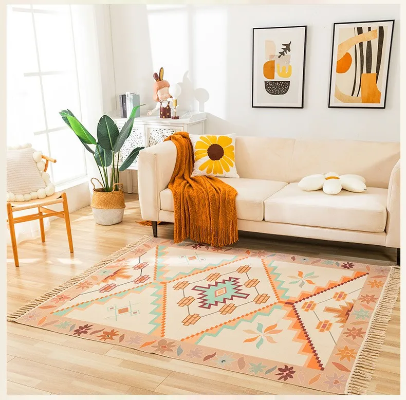 Wholesale Cotton Dhurrie - Bohemian Vintage Macrame Rugs