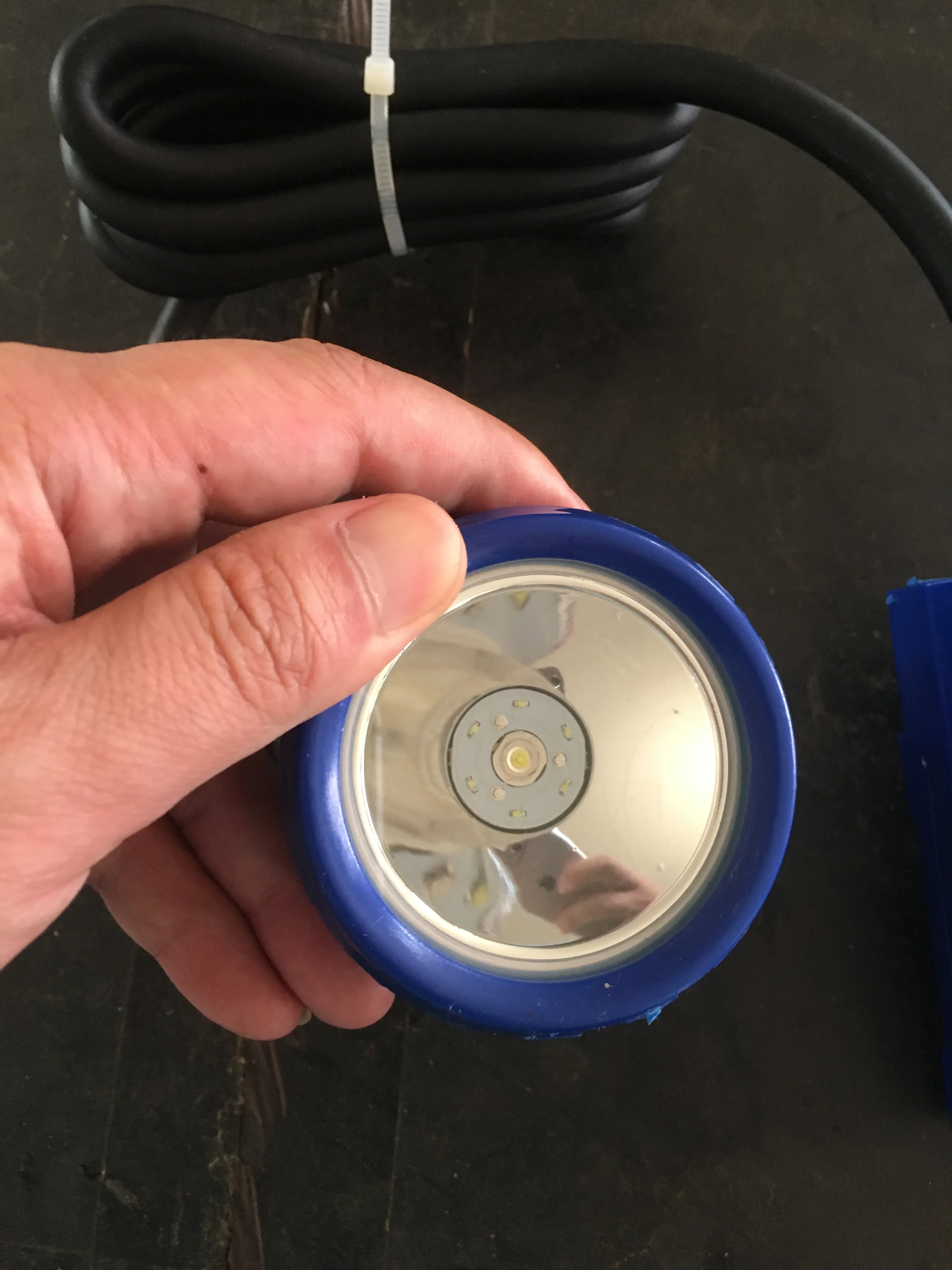 12000Lx LED Miner Cap Lamp KOMBA RD400