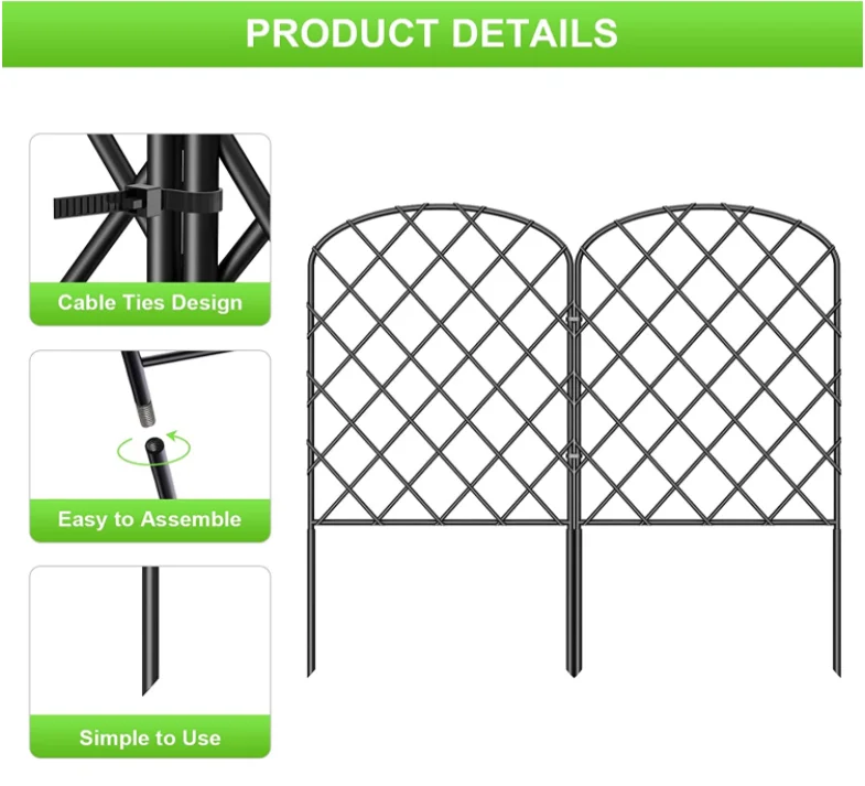 Wire Barrier Border Pet Fencing Section Edging Defence Fencing Total ...