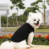 Pure cotton vest, pure black