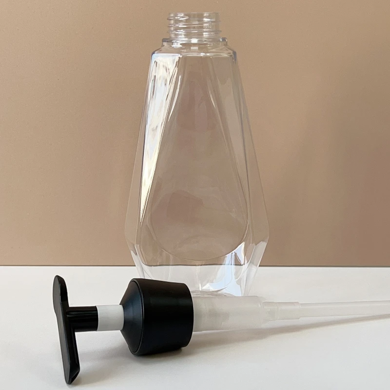 Factory Supplies 500ml Pet Empty Hand Shampoo Lotion Dispenser Plastic Bottle