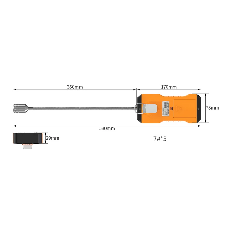 SEM332B Hydrogen Detector Helium Leak Detector Gas Detector for Home Safe T Alert Rv Propane Gas
