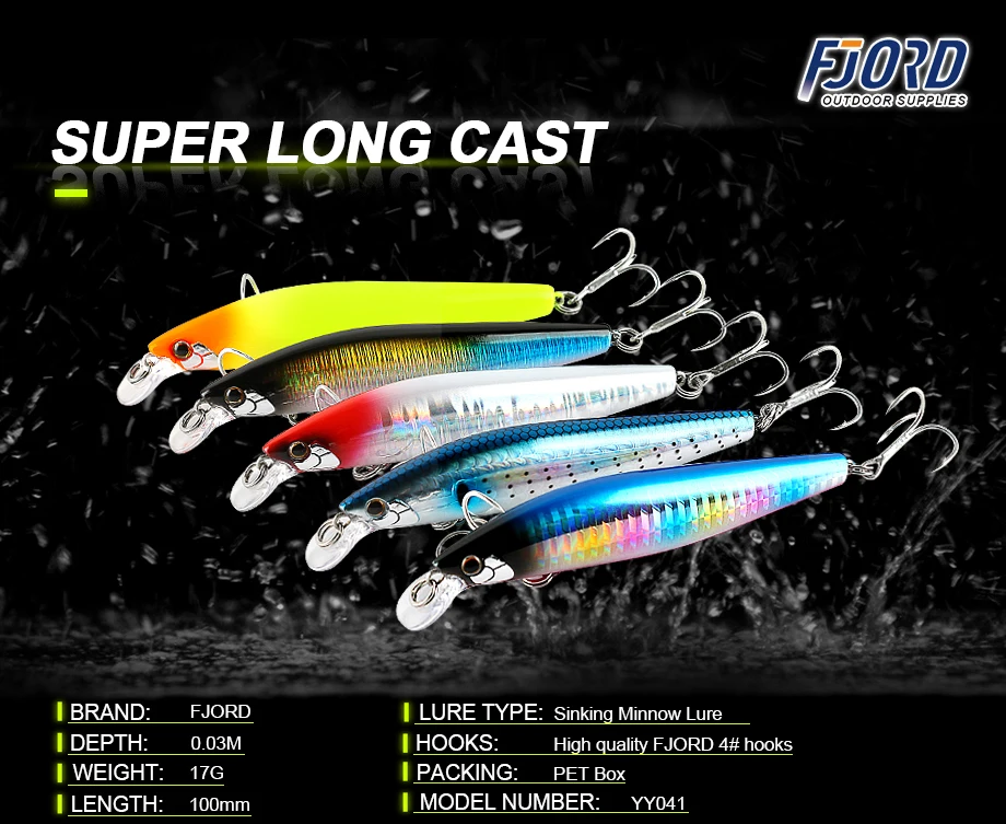 Savage Gear Long Cast Minnow 40gr (1 1/3 Oz) - Blue Sardine Fishing Lure, Model 2693, One Size