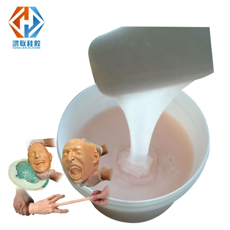 Real Skin Feeling Bio-Robot Face Product Super Soft Platinum Silicone Rubber Liquid Silicone Medical & Food Grade Application