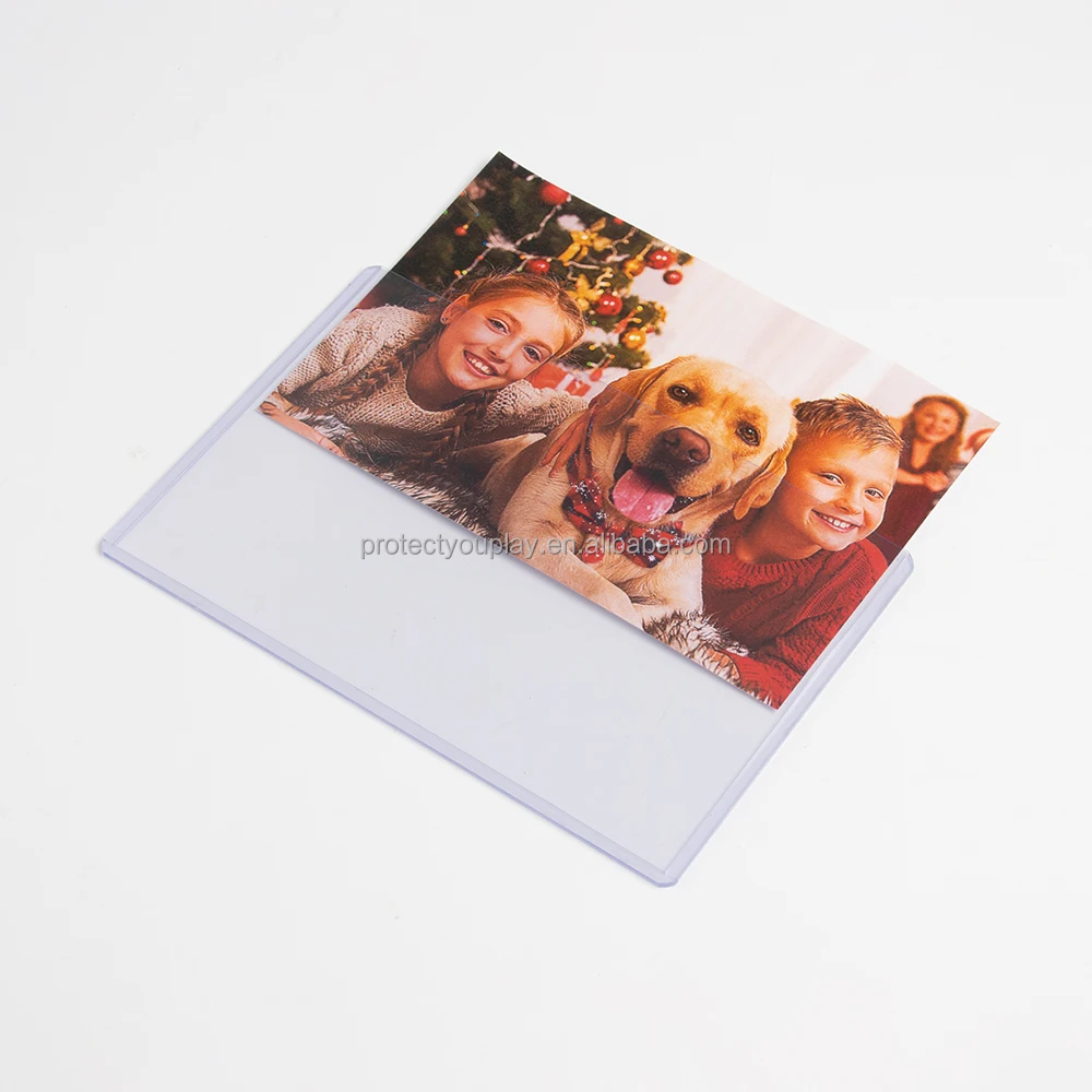 6x4 - Photo Size Toploader Holder Rigid Plastic Sleeves Top Loader for 4x6  Size Photos Postcards Holder Protectors