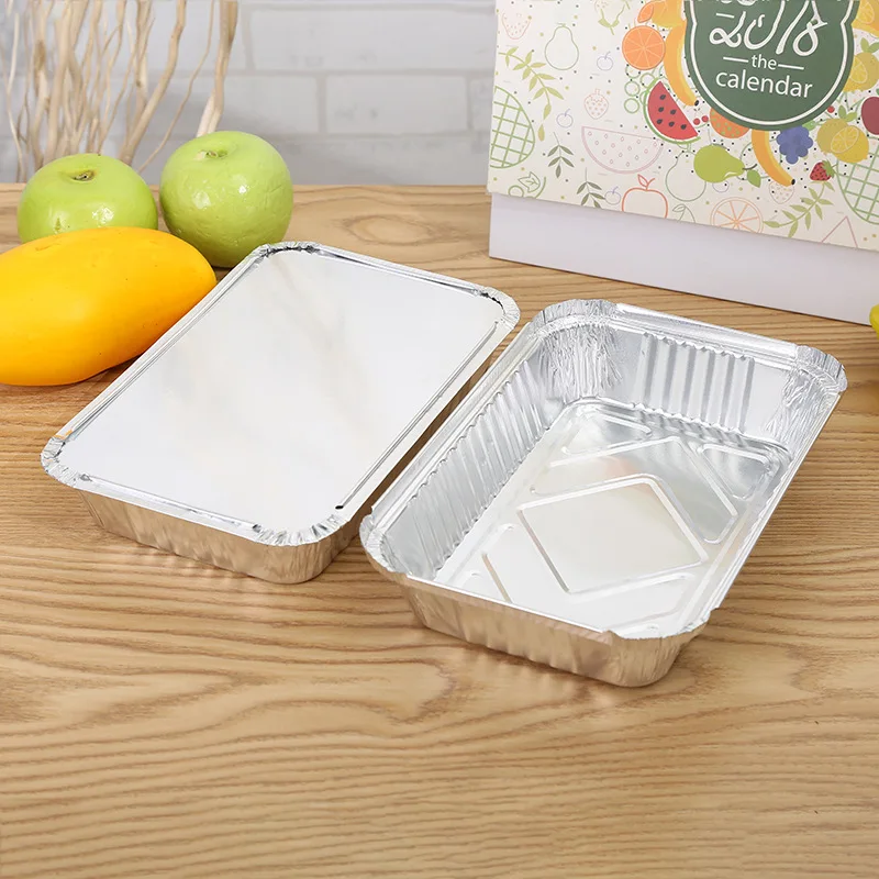 750ml Aluminium Foil Container Pakistan F1 Aluminum Foil Container with Paper Lid