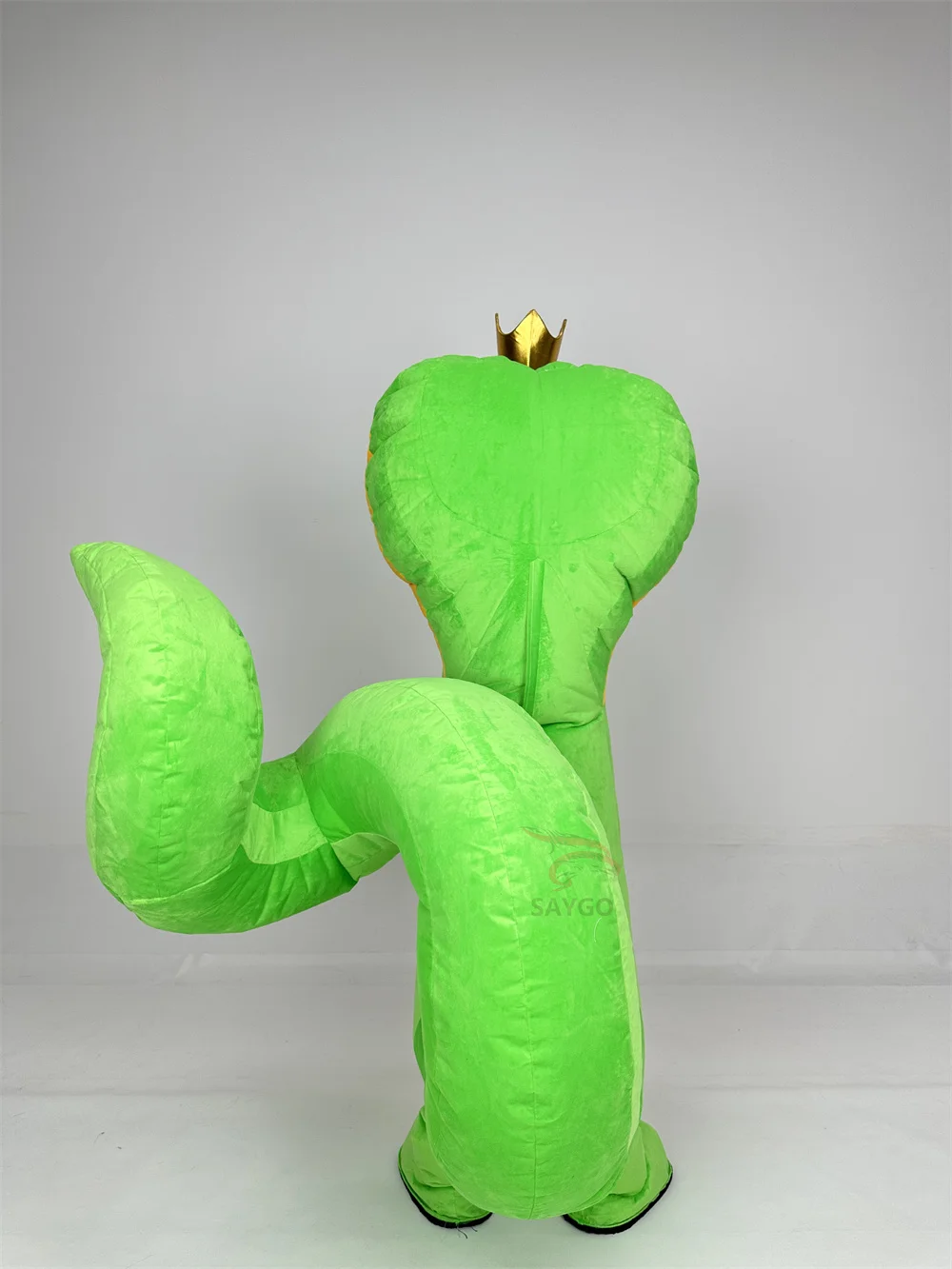 Happy Sky Commercial Unisex Full-Body Inflatable Mascot Costume Interactive Cartoon Plush Long Neck Snake for Easter/Halloween