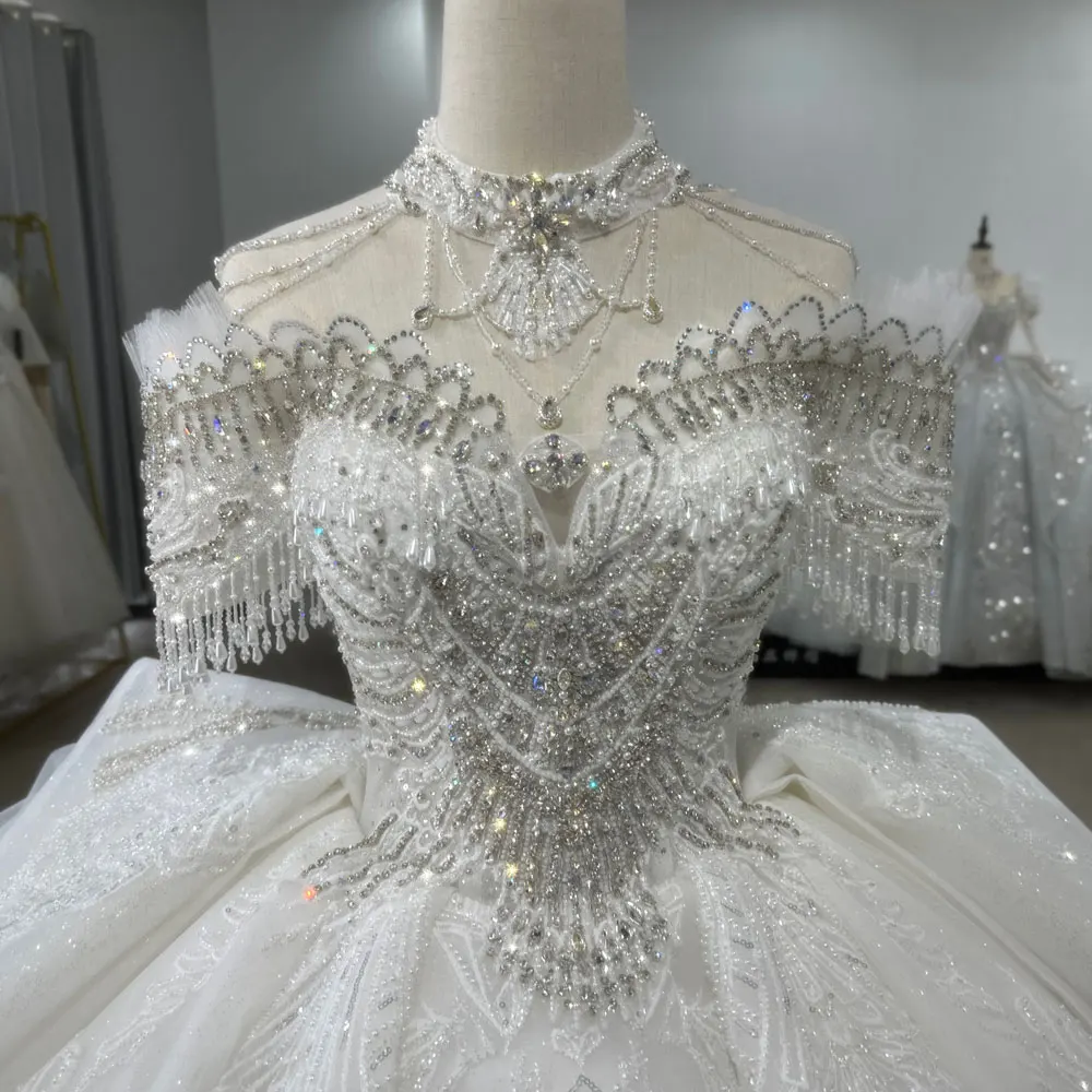 Jancember XS052 Ball Gown - Elegant off Shoulder Bridal Dress