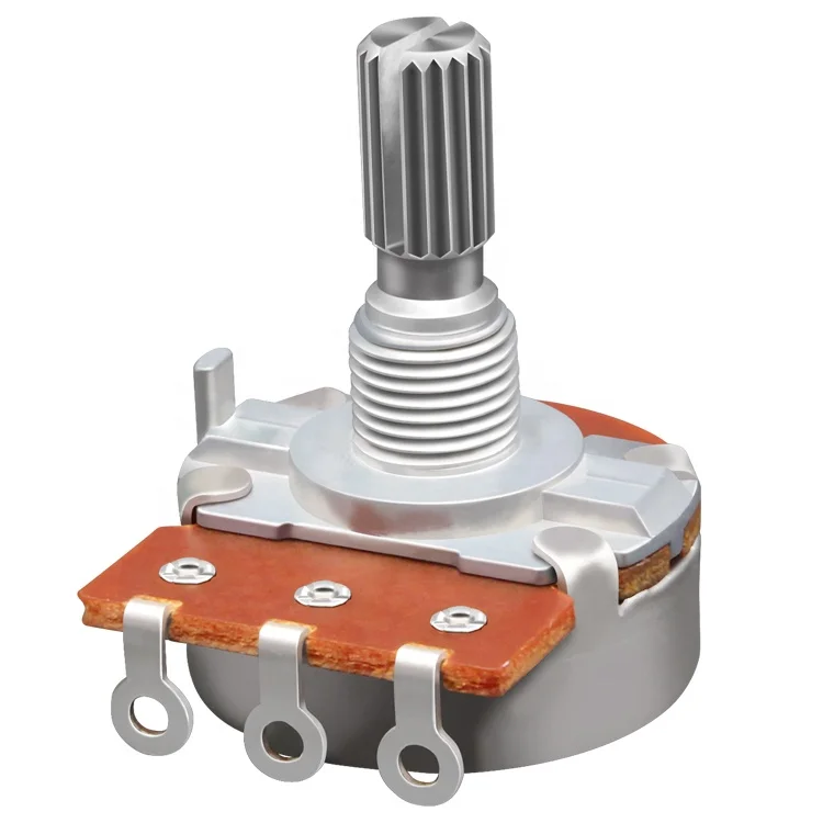 24mm Potentiometer WH138 Soundwell Potentiometer With Switch B500K Rotary Potentiometer With Metal Shaft