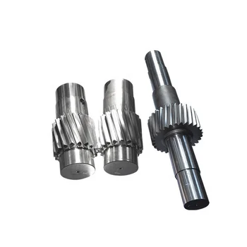 Professional customized large steel gear shaft gear drive shaft