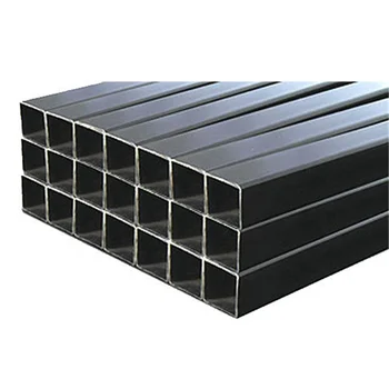 China Black Square Steel Pipe Seamless Black Steel Tube Rectangular Carbon Hollow Section Tube