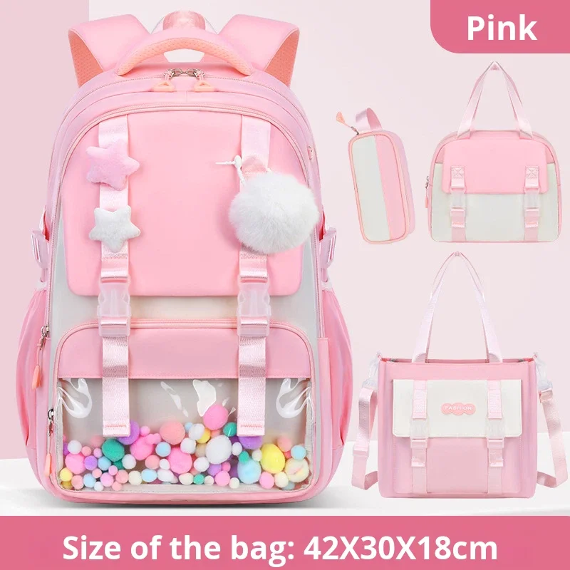 Waterproof Teen School Bag Girls Sac a dos High Quality School Backpack for Teenagers Mo aperçu 6