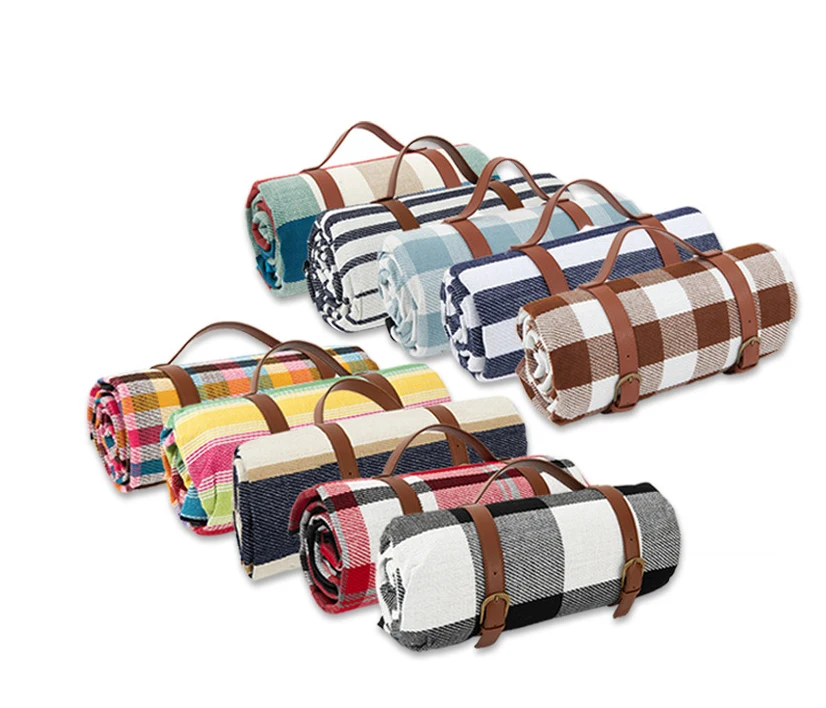 Hot Selling Extra Large Waterproof Tote Outdoor Picnic Blankets