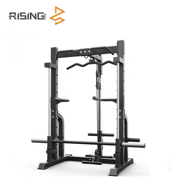 Рост Профессиональный домашнего использования оборудования для фитнеса скамья для пресса mulsmith машина тренажерный зал, стойка для приседаний Смит машина с функциональный тренер