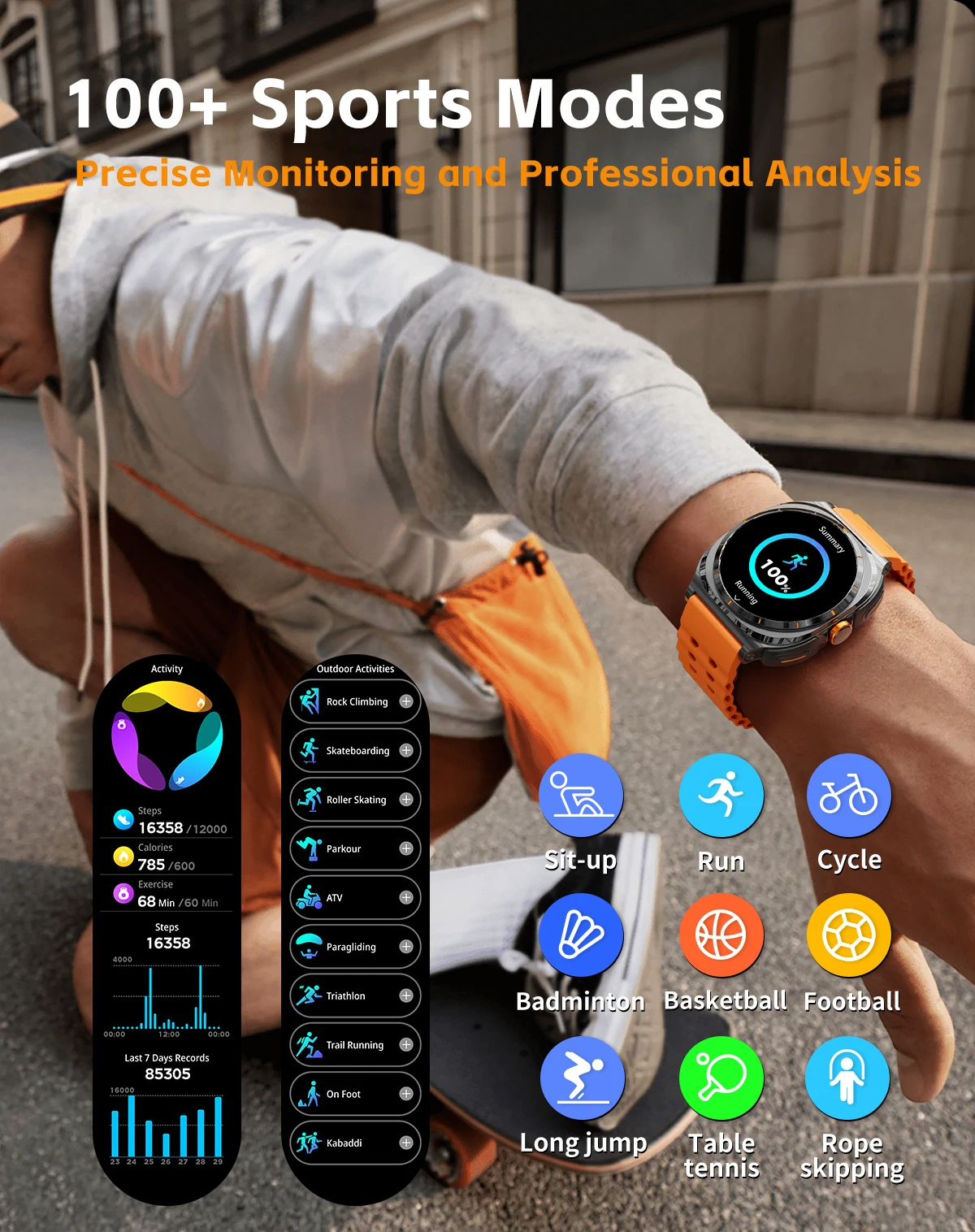 Notificari si apeluri Bluetooth ceas smart