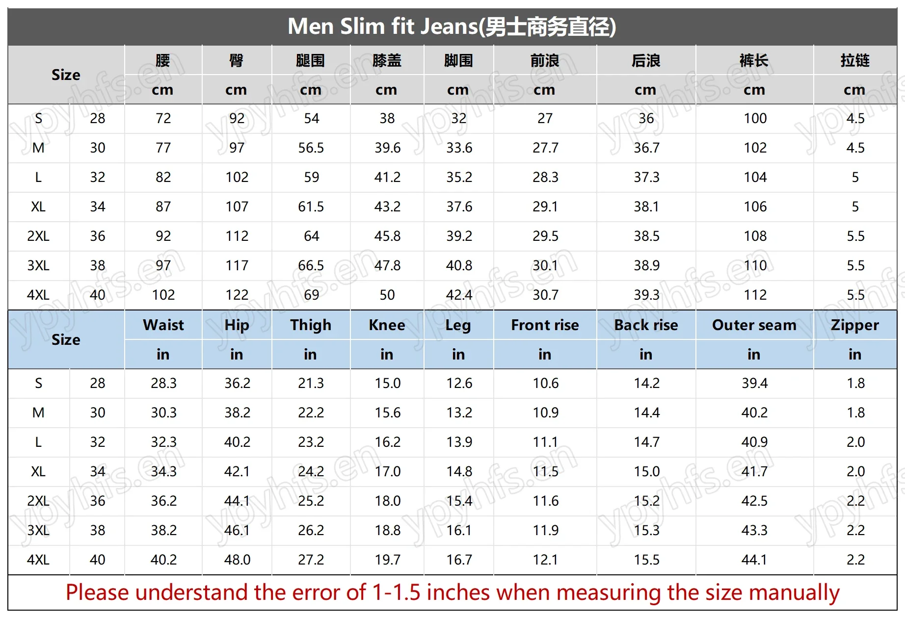 Jeans Retos Personalizados para Homens, Estilo Casual, em Tamanho Plus Size, em Denim com Costura em Cores Infantis, Fechamento por Zíper e Acabamento Lavado