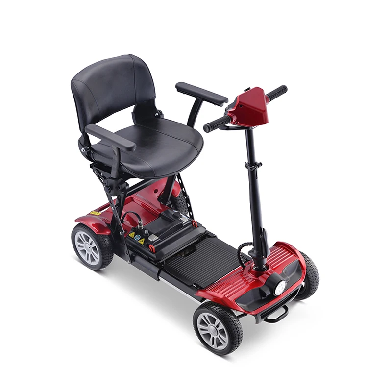 Wheels Elderly Folding Mobility Scooter Convenient Disabled Handicapped