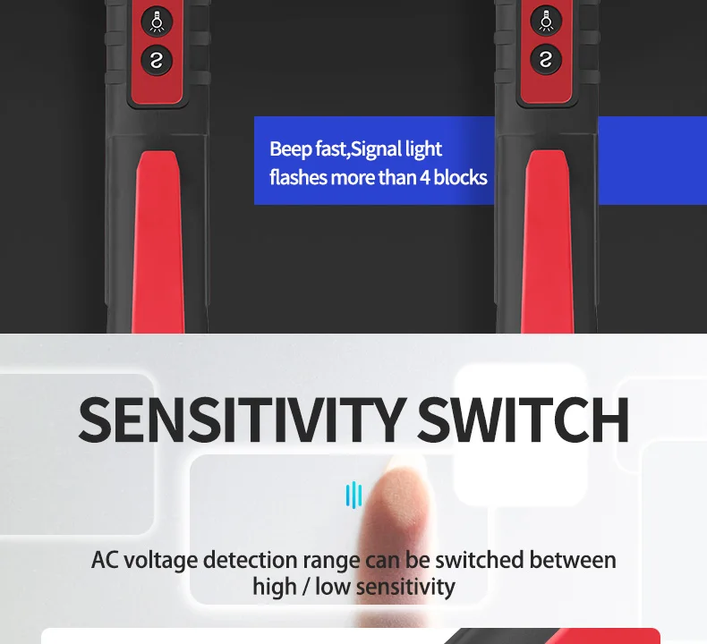 ANENG VD802 Smart Non-contact Digital Test Pen New Arrival AC Voltage 12-1000V Detectors Current Electric Sensor Tester Tools