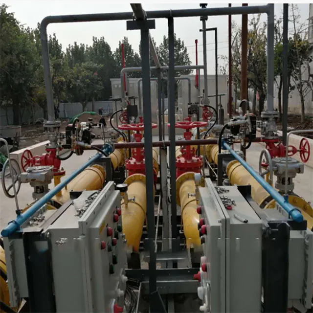 Dérapage duplex intégré chinois de pompe auxiliaire de gavage de carburant liquide d'équipement combiné avec le contrôleur de FISHER DVC 6200