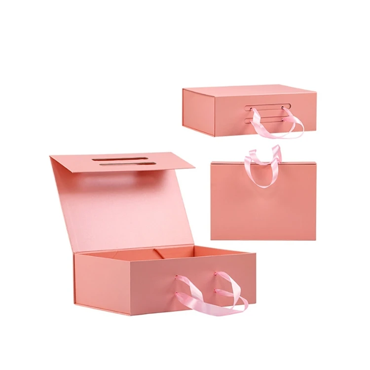 Магнитная упаковка для одежды Подарочная коробка с ручкой детское одеяло упаковочная продажи высокое качество 2022 самый популярный