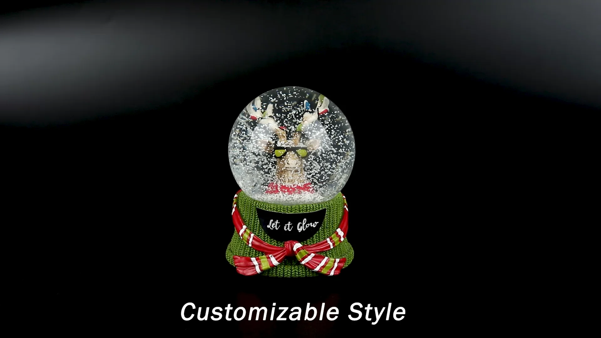 Custom Resin Snow Globe Water Globe Blowing Snow Festival Helloween