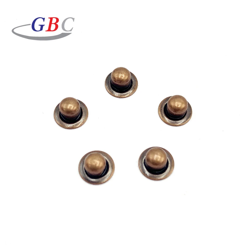 Заводская цена металлические обратные медные заклепки джинсы