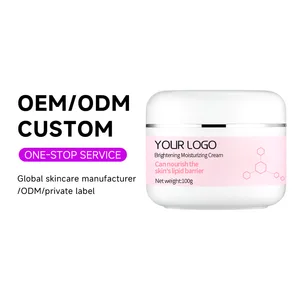 OEM ODM Natural Collagen Skin Care Hyaluronic Anti Aging Face Whitening Facial Organic Dry Skin Brightening Moisturizing Cream
