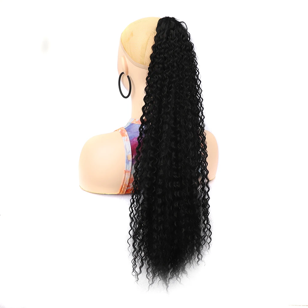 24 Inch Claw Clip Ponytail Extension Long Curly Wavy Hairpiece for Women Amazon.com : REECHO Ponytail Extension, 24 main image 3