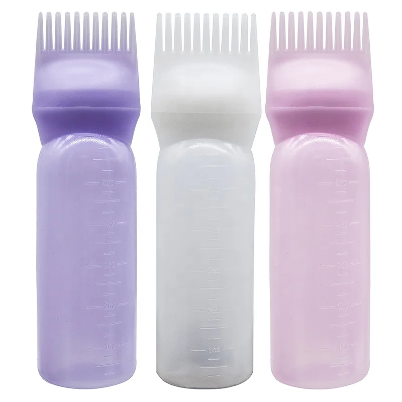 Source 100ml 200ml Plastic Squeeze Hair Oil Bottle Fancy Twist Tip Scalp Oil  Applicator Bottles on malibabacom