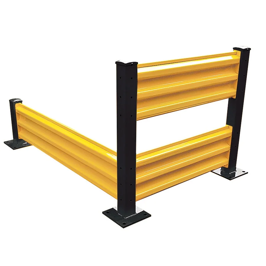 Forklift Protection Rails Structural Guard Rails Warehouse Guardrail Metal Traffic Safety Barriers