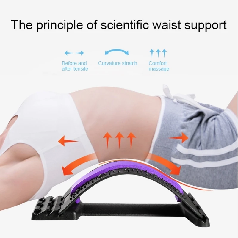 Buy Wholesale China 3 Level Portable Chiropractic Massager, Lower Back  Stretcher For Lower Back Pain Relief Device & Folding Stretcher at USD 3.19