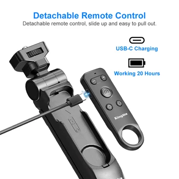 KingMa Detachable  Wireless Vlogging Tripod Grip for iphone 11 12 13 14 15 product image