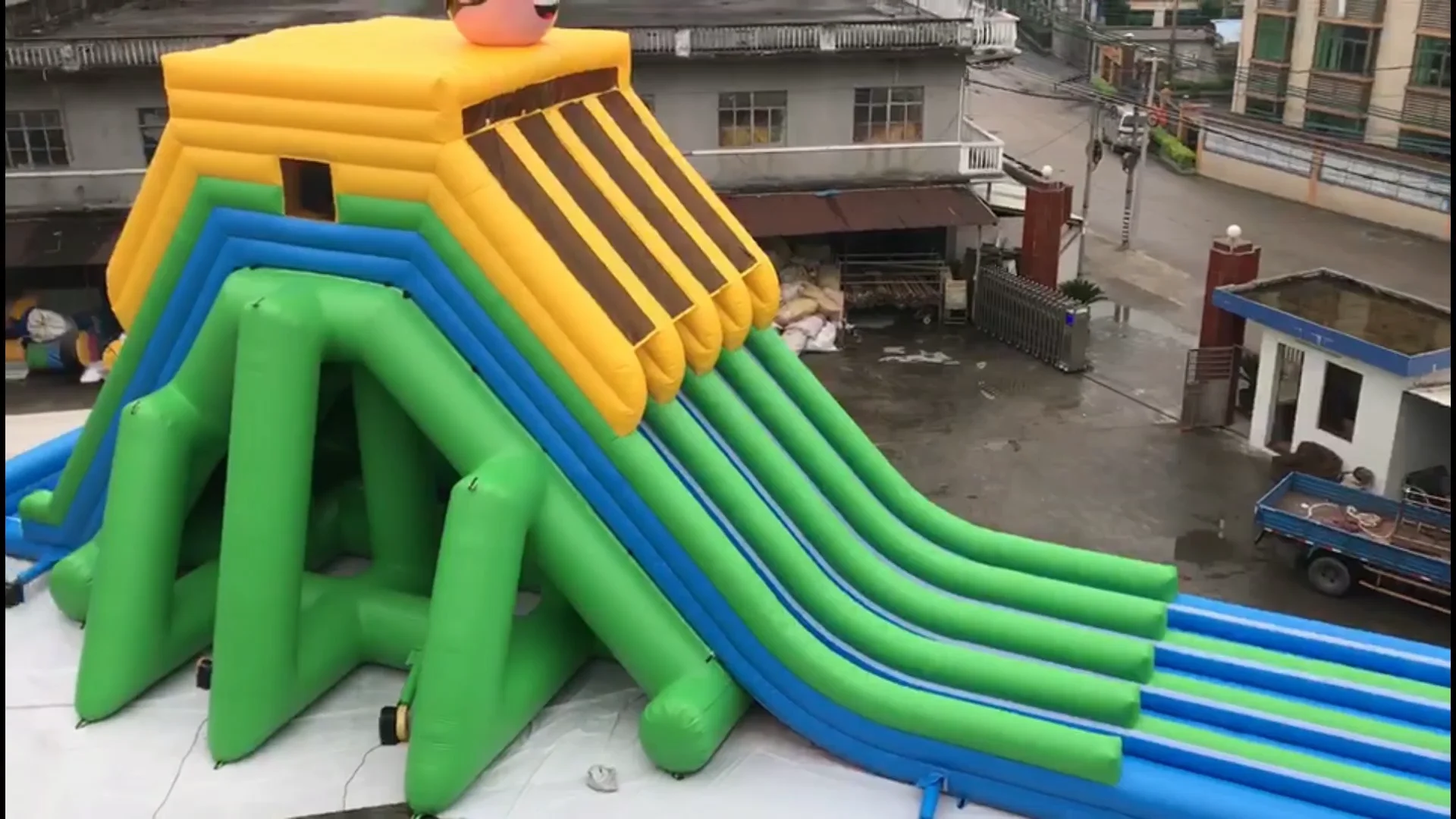 Cheap Price Water Slide Inflatable Slip And Slide Commercial Yellow 10m Water Slide Inflatable