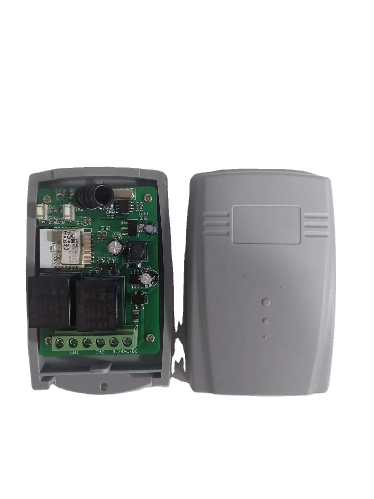 Tuya App WiFi  Two Way Smart Controller With RF433 DC9V 24V Remote Controller WiFi Receiver Switch Breaker